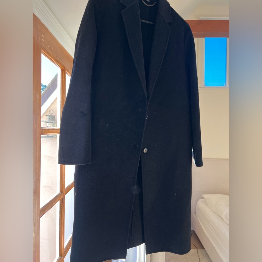 All Saints Black Trench Coat